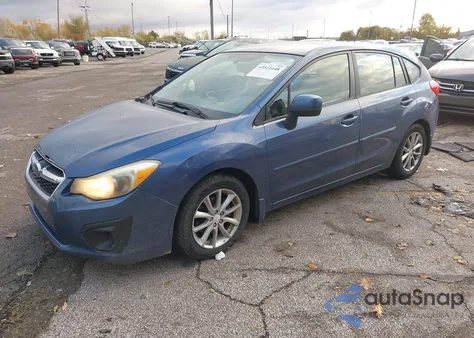 2013 Subaru Impreza 2.0I Premium из США, поврежденный, VIN JF1GPAC63D2871720
